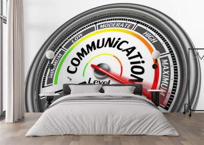 communication level meter Wall mural