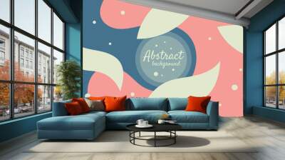 Abstract background simple design template with minimal style perfect for presentation branding cover Wall mural