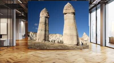 love valley, goreme, turkey Wall mural