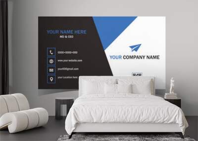 Business Card Design Wall mural