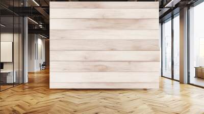 White wooden weathered planks background texture. AI generative Wall mural