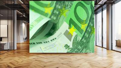 Euro money macro view Wall mural