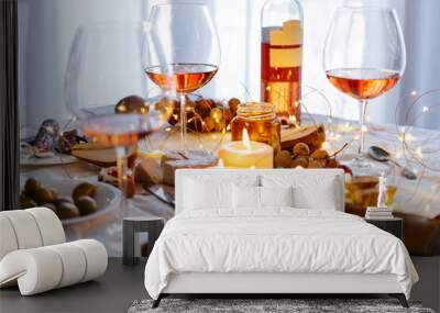 Wine table Wall mural