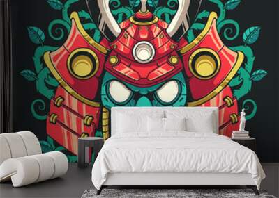 japanese warrior Wall mural