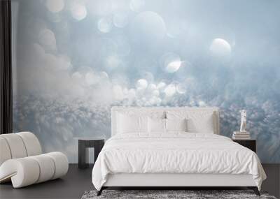 clean bokeh lights defocused abstract background. Wall mural