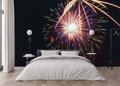 FIREWORKS Wall mural