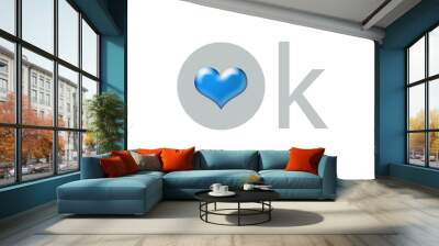 OK CON AMORE Wall mural