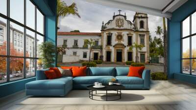 The Sant Bento church at Olinda in Brazil Wall mural