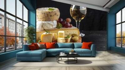 cheese on the table Wall mural