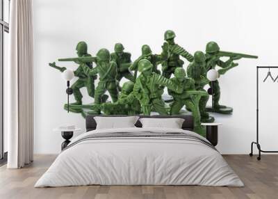 Collection of traditional toy soldiers Wall mural