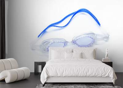 Glasses on a white background Wall mural