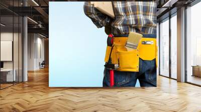 male construction worker Wall mural