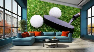 Mini golf equipment Wall mural