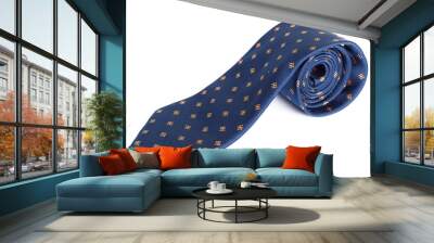 tie isolated on white Wall mural