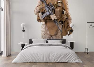 United States Army  marines ranger with assault rifle Wall mural