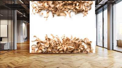 Wood shavings Wall mural