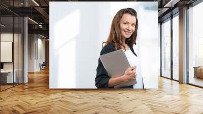 Young successful businesswoman Wall mural