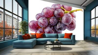 A detailed shot of a bunch of luscious grapes Wall mural