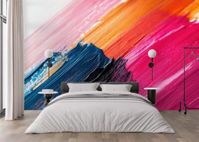 A vibrant artwork on a wall, perfect for decoration or inspiration Wall mural