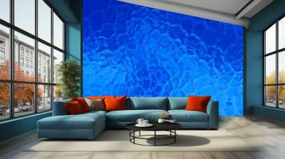 blue textured glass. background for design Wall mural