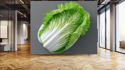 Close-up Lettuce Plate Wall mural