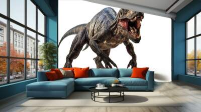 dinosaur isolated on white background. Wall mural