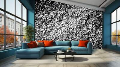 Vektor Hintergrund Textur - Fell Muster - Teppich im Wohnraum - Einrichtung Design Wall mural