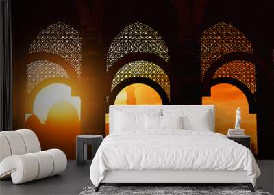 Islamic design. Ramadan kareem background Wall mural