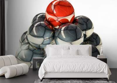 Goal - abstract concept 3D Render Wall mural