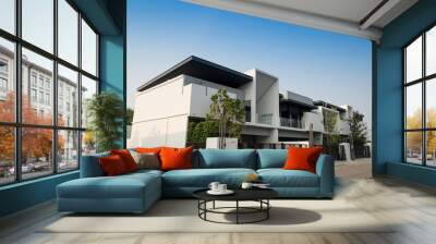 New luxury house for sale or rent. Wall mural