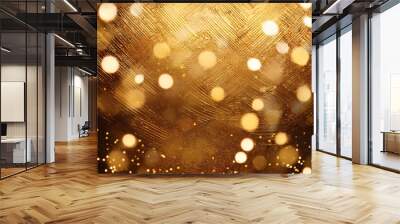 Glittery gold texture adds glamorous touch to holiday backgrounds for special events an_1(302) Wall mural