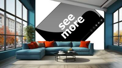 Video player for web, see more word on it Wall mural