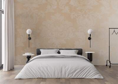 beige jacquard upholstery texture Wall mural