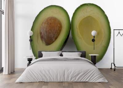 sliced avocado fruit as ingredient for healthy food Wall mural