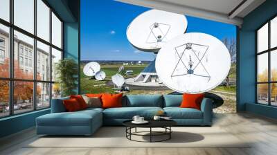 earth communication area in raisting Wall mural