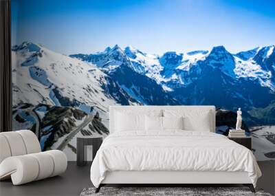 landscape at the Grossglockner Mountain in Austria Wall mural