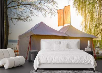 modern entertainment tent Wall mural