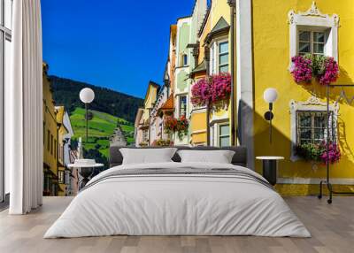 old town of Sterzing in Italy Wall mural