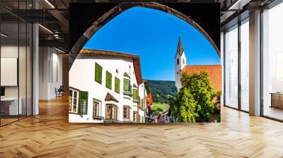 old town of sterzing in italy Wall mural