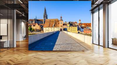 old town regensburg - bavaria Wall mural