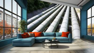 water pipeline Wall mural