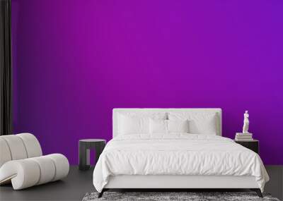 Purple and dark pink color blurred gradient banner background with copy space for graphic design and poster Wall mural