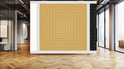 Background pattern seamless geometric line abstract gold luxury color vector Wall mural