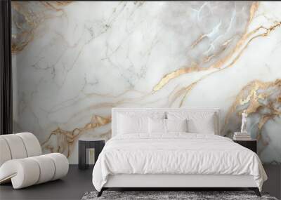 Detailed marble stone background. Graphite grain gold and silver. Fine texture geological wallpaper. Wall mural