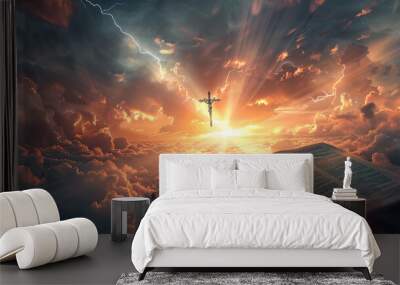 The Holy Bible concept illustration Wall mural