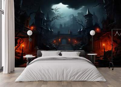 Gate of the Guardians: Shadows Lurk Beyond the Portal Fantasy  wallpaper Wall mural