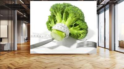 broccoli diet meter Wall mural