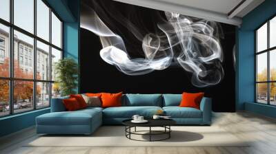 Streams of a smoke Wall mural