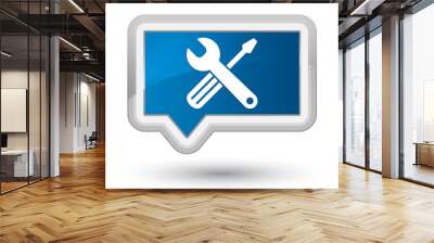 Tools icon prime blue banner button Wall mural