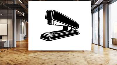 Stapler silhouette vector illustration. Wall mural